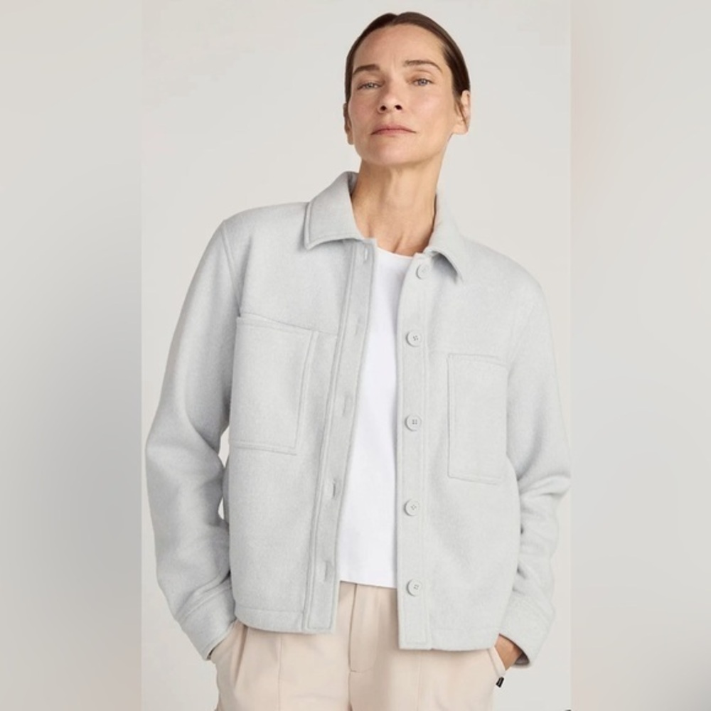 The On-the-Go Poly Cropped Jacket Relaxed Fit XS